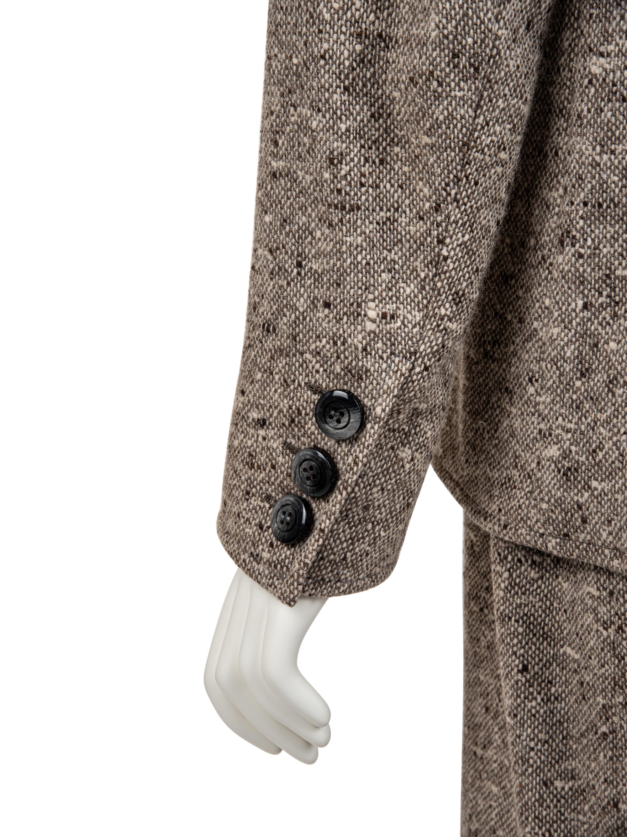 Yves Saint Laurent Haute Couture Skirt Suit, c.1983