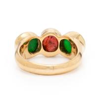 Yellow Gold and Multigem Ring