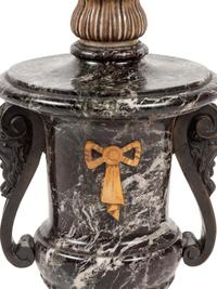 A Continental Gilt Bronze Mounted Marble Table Lamp