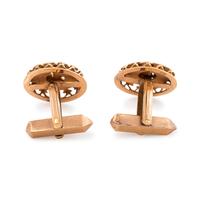 BICOLOR GOLD CUFFLINKS