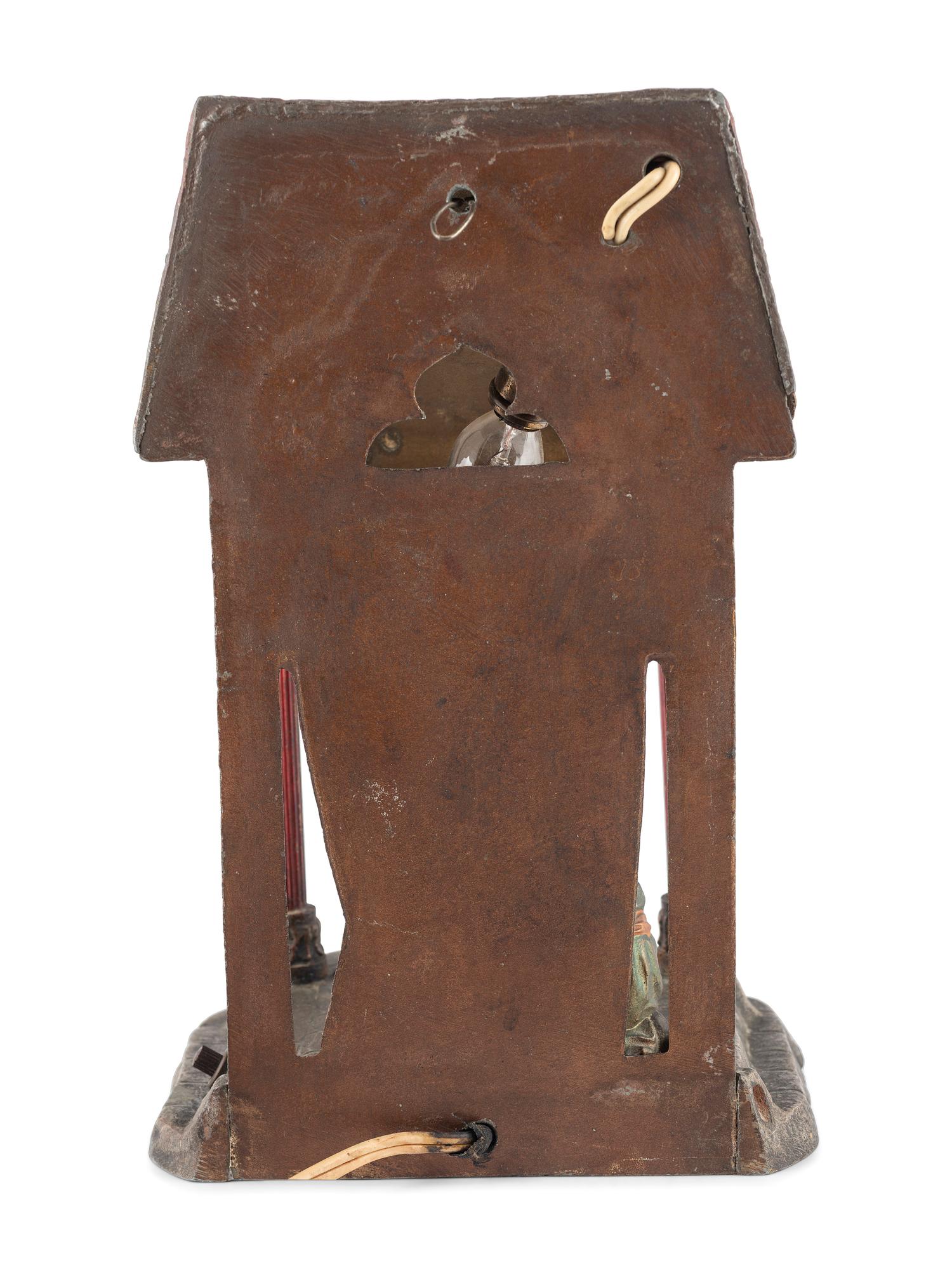 An Austrian Snake Charmer Lamp in the Manner of Franz Bergman
