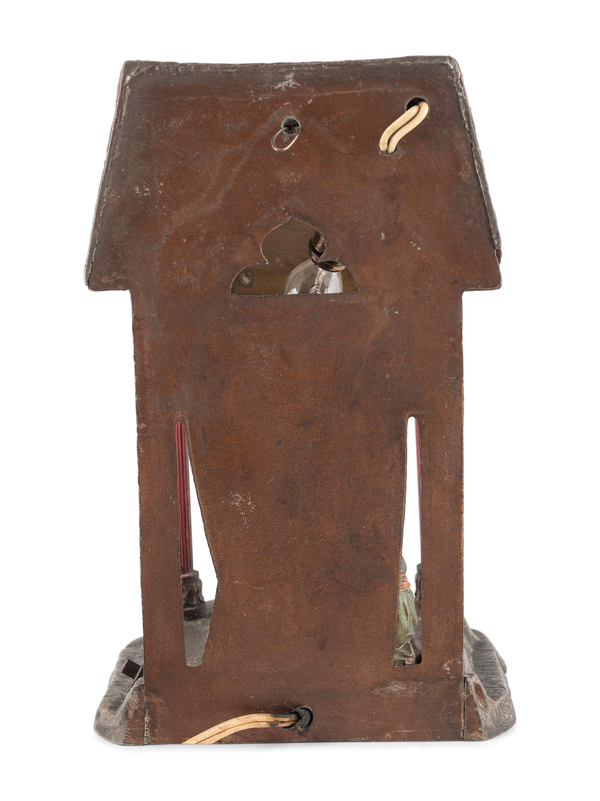 An Austrian Snake Charmer Lamp in the Manner of Franz Bergman