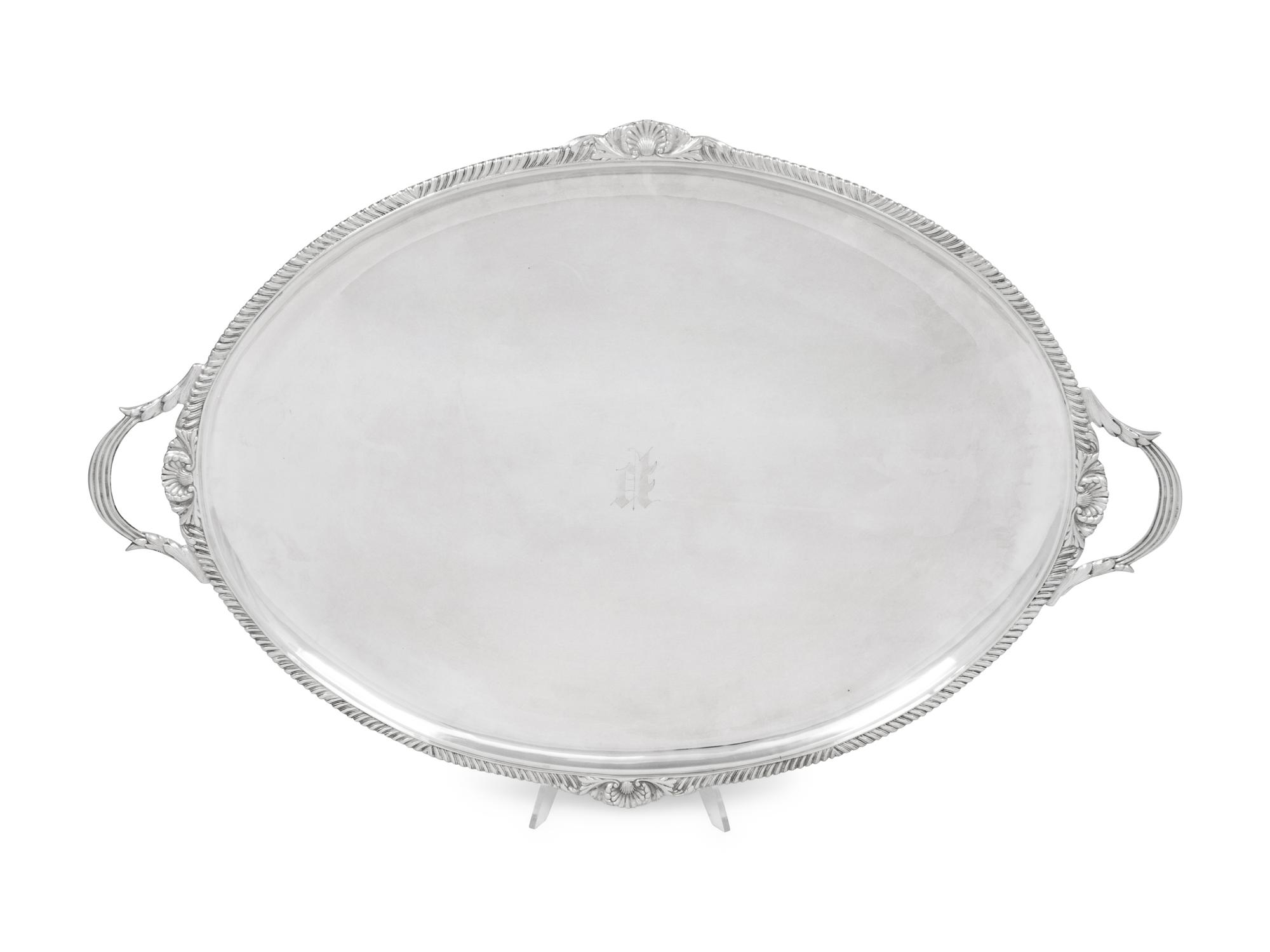 An American Silver Serving Tray