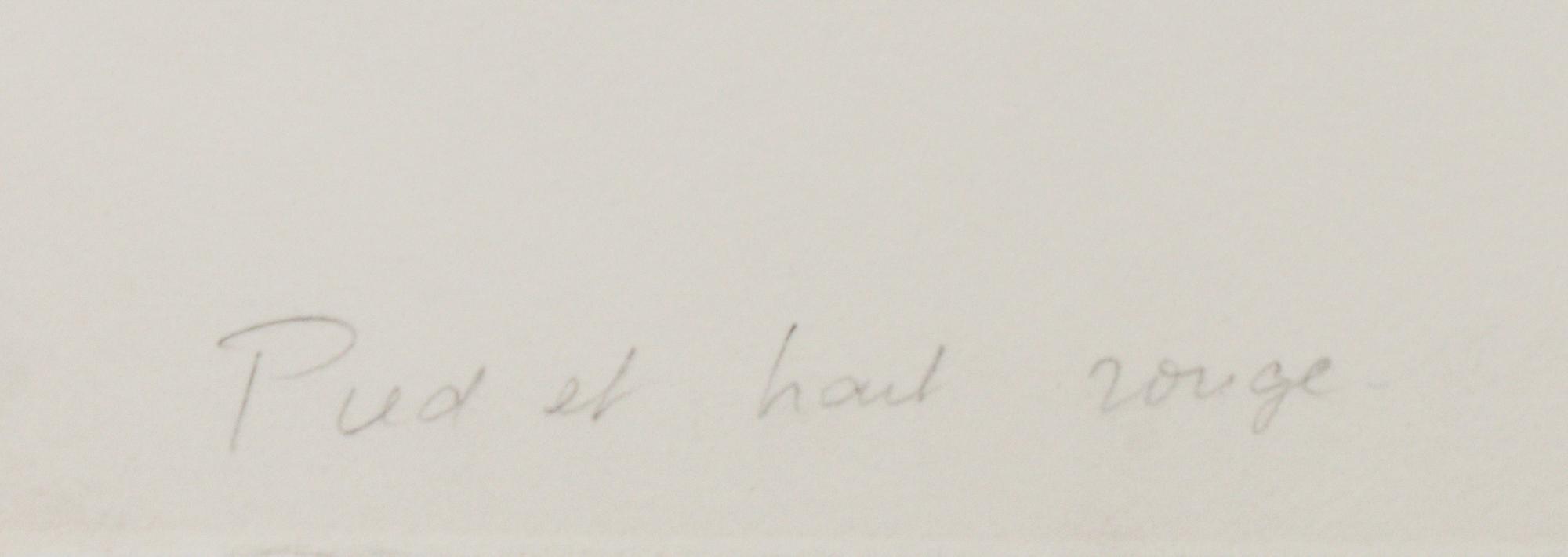Pied et Trait Rouge , 1987