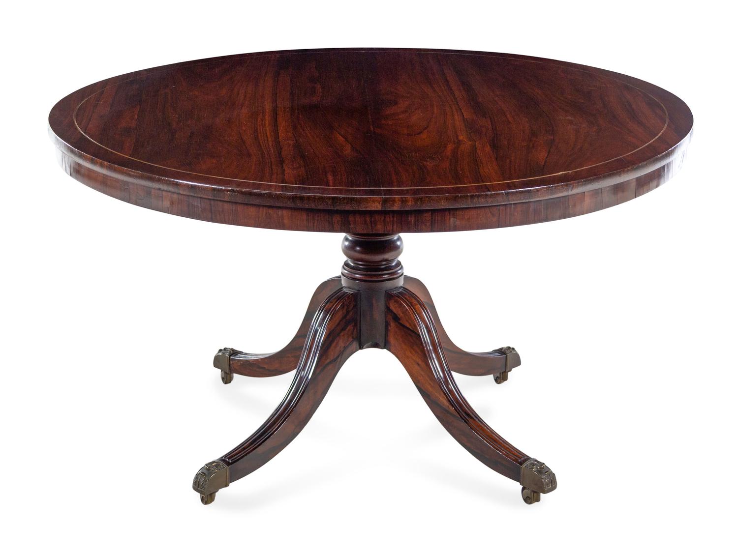 A Regency Rosewood Center Table