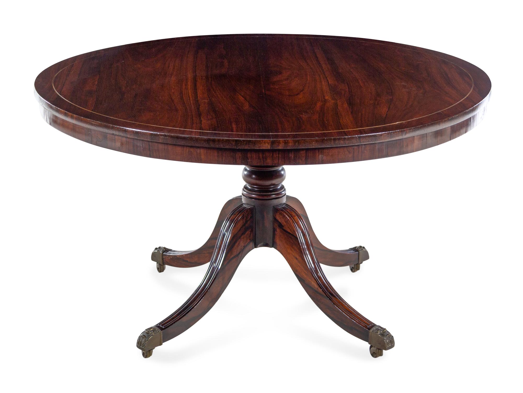 A Regency Rosewood Center Table
