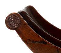 An English Mahogany Cheese Server