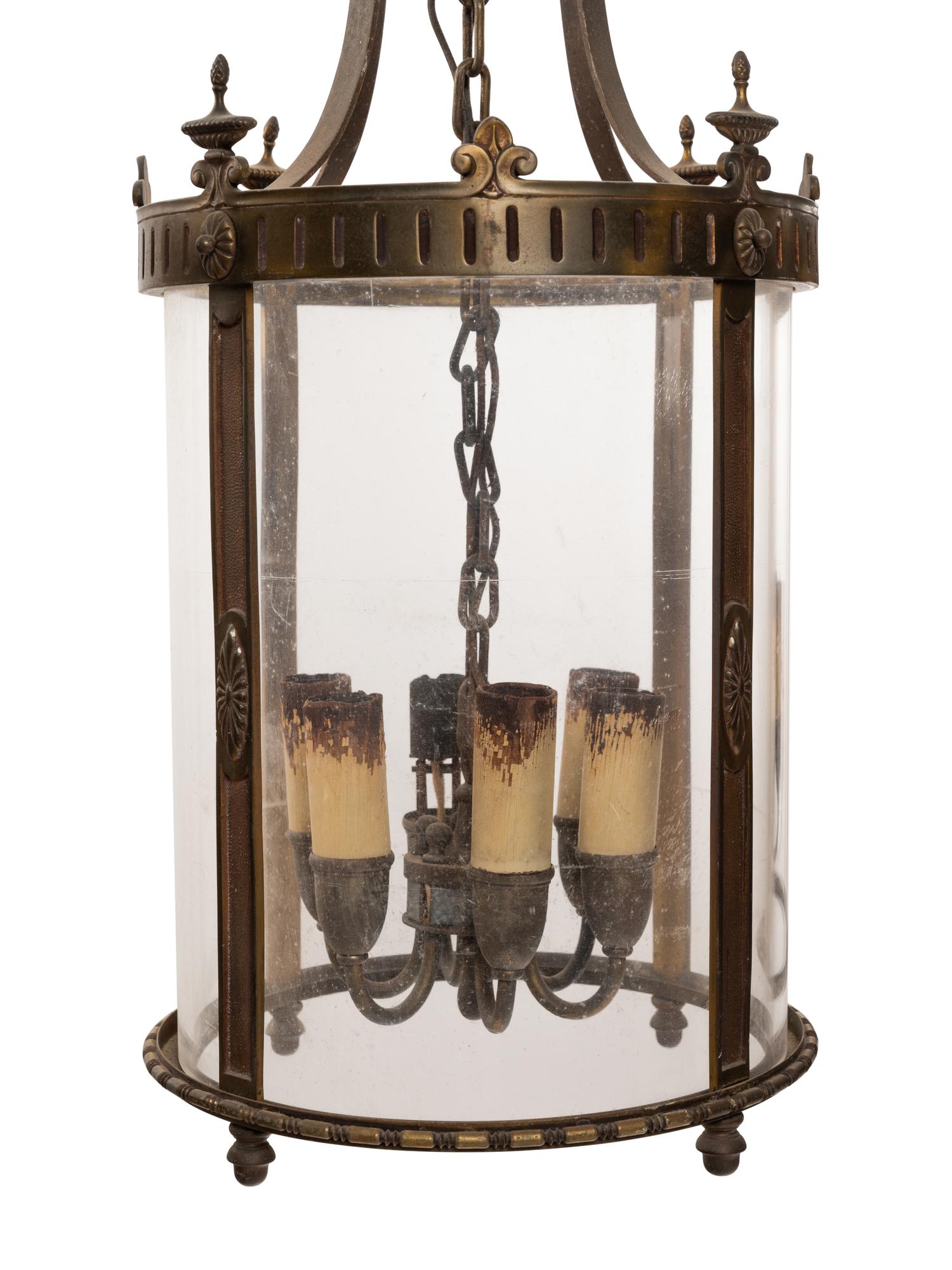 A Set of Four Brass Lanterns from St. Joseph Academy in Cleveland, Ohio