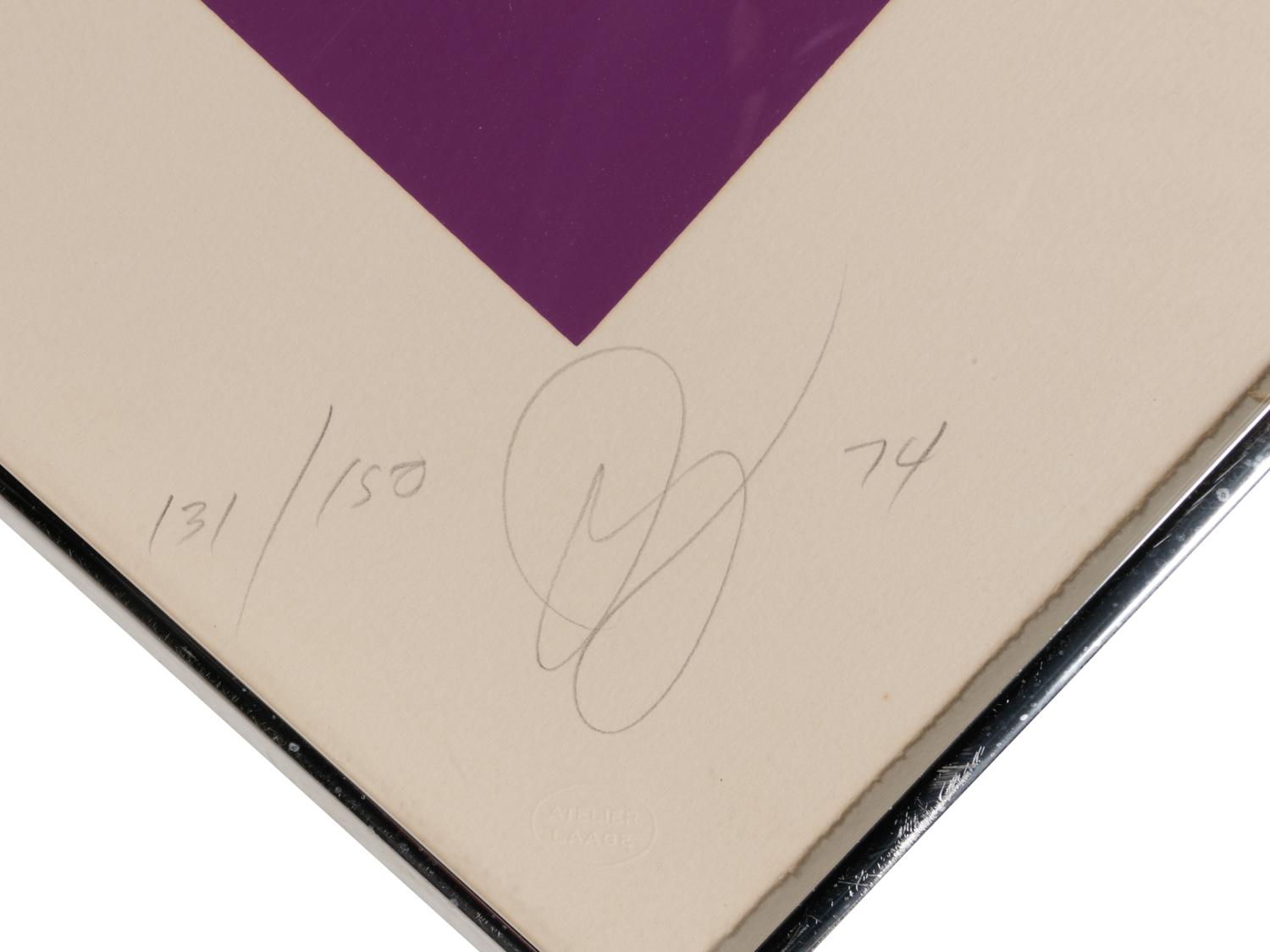 Untitled (Group of 6 works) 1972, together with Untitled, 1974