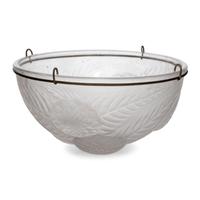 A Lalique Dahlias Plafonnier