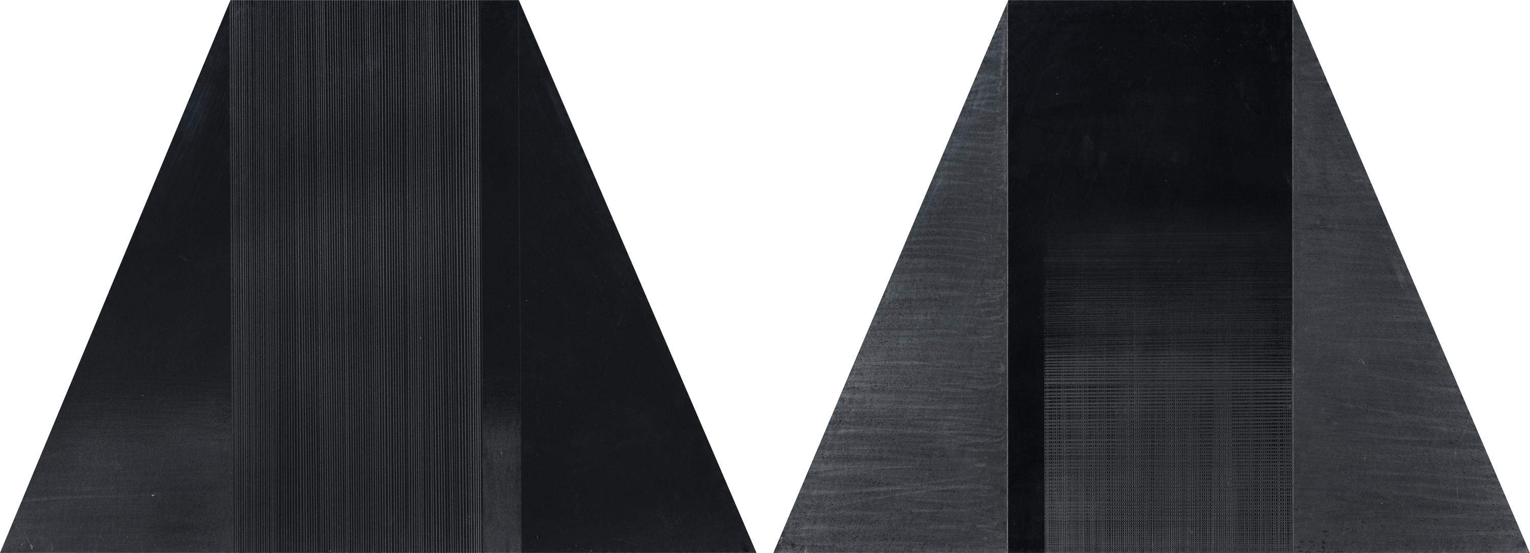 Bild 12/Fur/S,W,B # 4, 1979 (diptych)