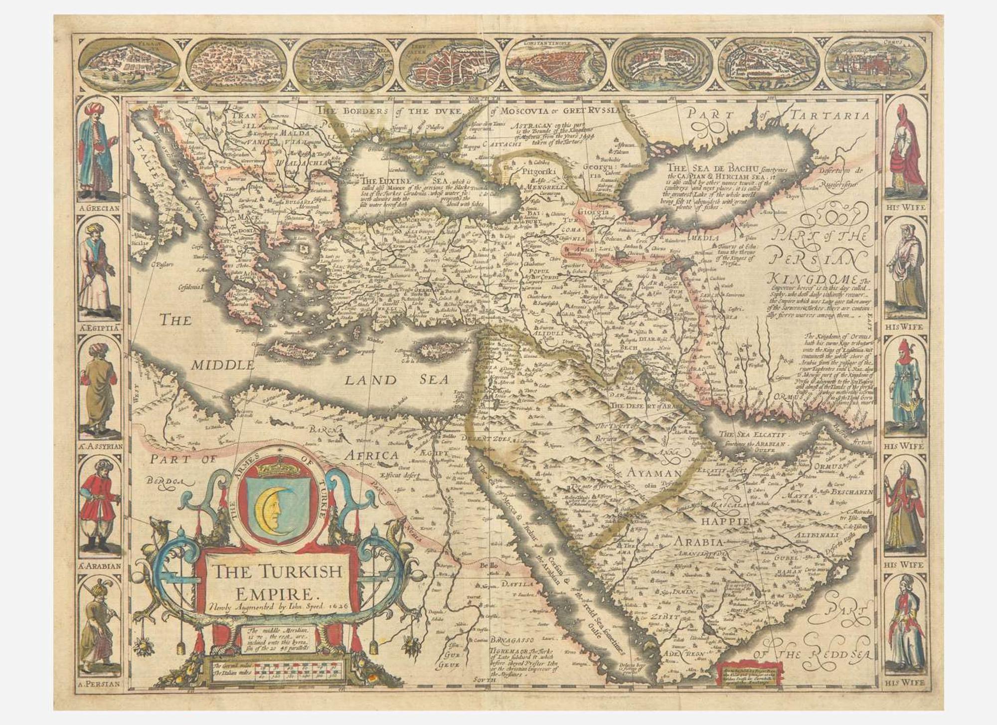 [Maps & Atlases] Speed, John: The Turkish Empire