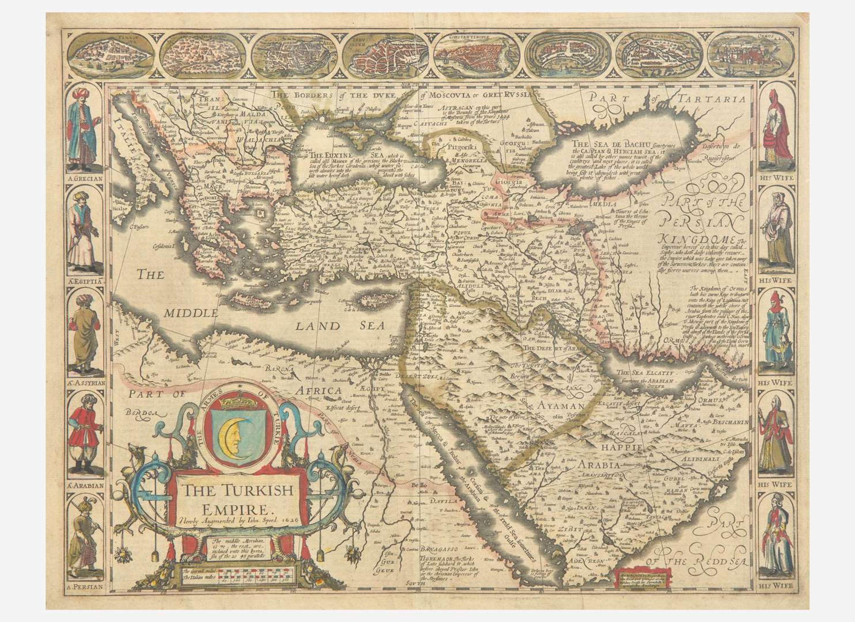 [Maps & Atlases] Speed, John: The Turkish Empire