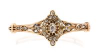 A Victorian Rose Gold and Diamond Bracelet, 14.50 dwts.