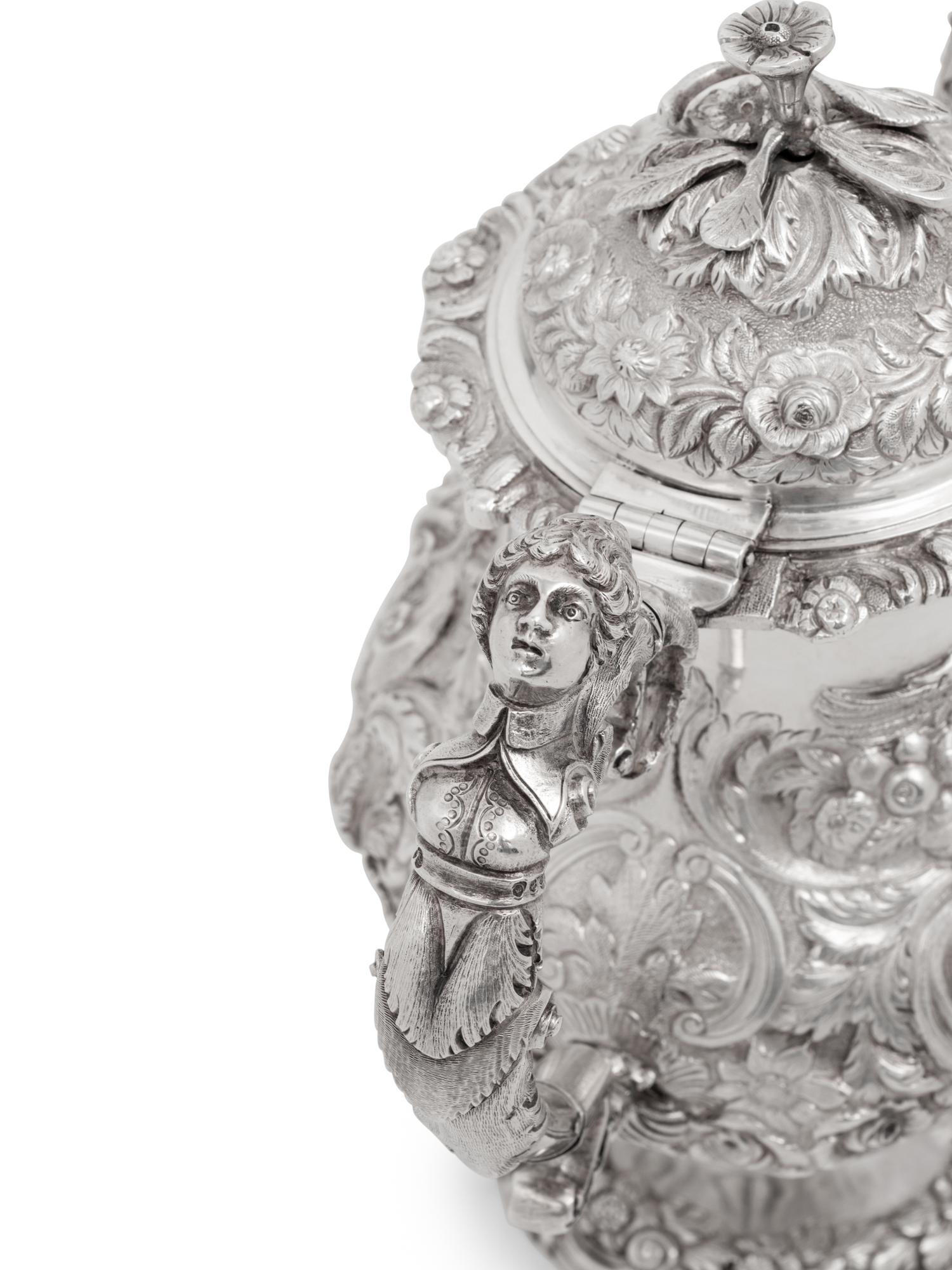 An Irish George IV Silver Coffee Pot