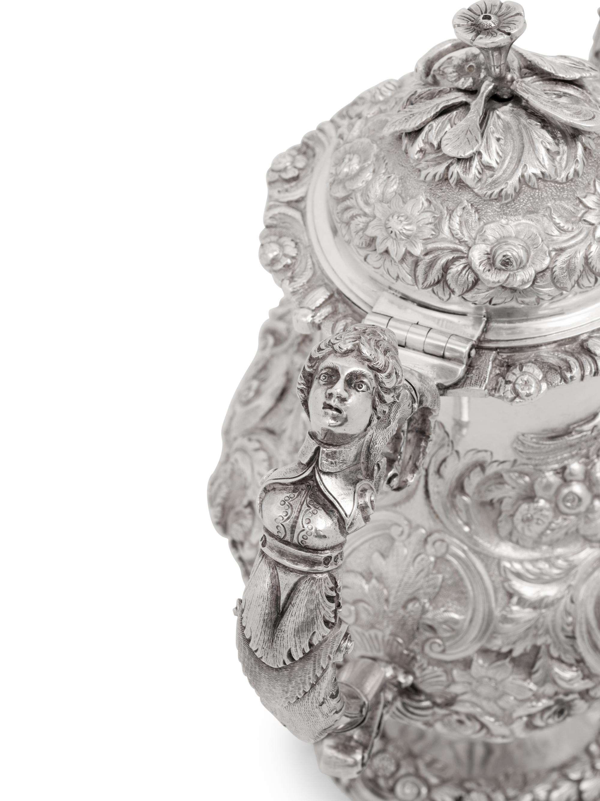 An Irish George IV Silver Coffee Pot
