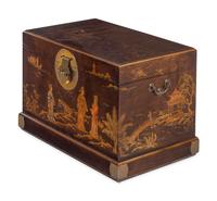 A Chinese Export Painted Trunk