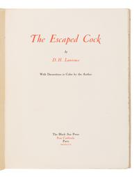 Lawrence, D.H. (1885-1930). A group of 9 titles, most first editions, comprising: