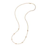 Yellow Gold and Diamond Chain Necklace