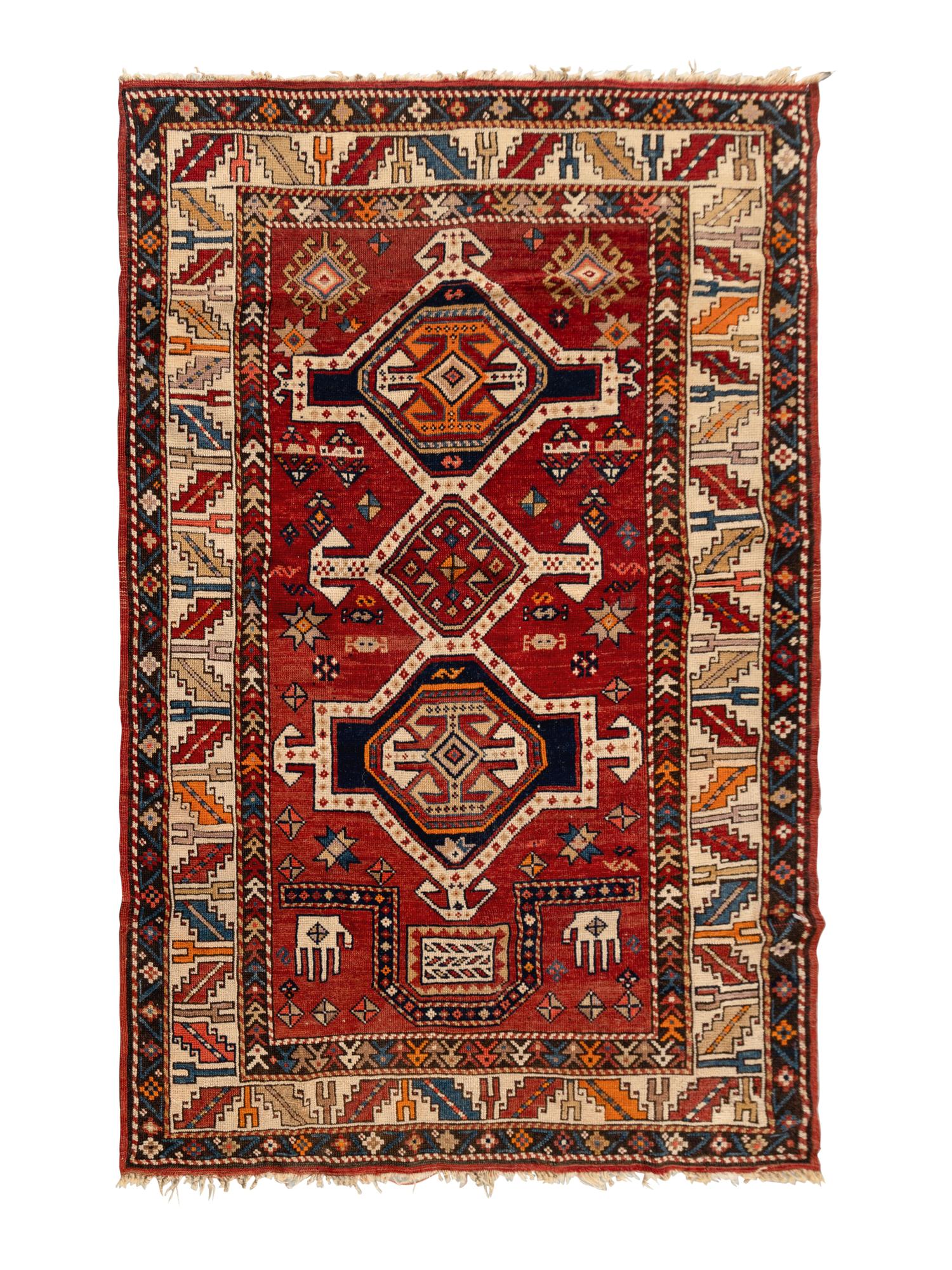 A Kuba Wool Rug