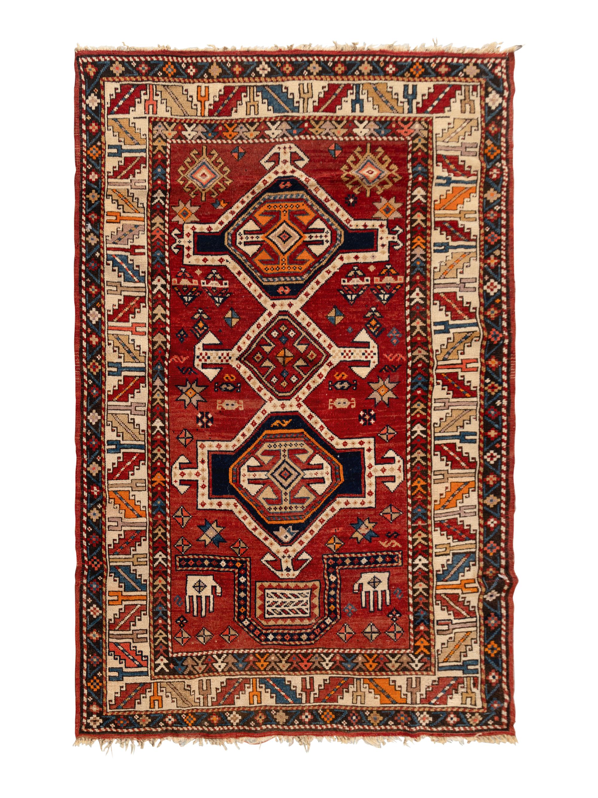 A Kuba Wool Rug
