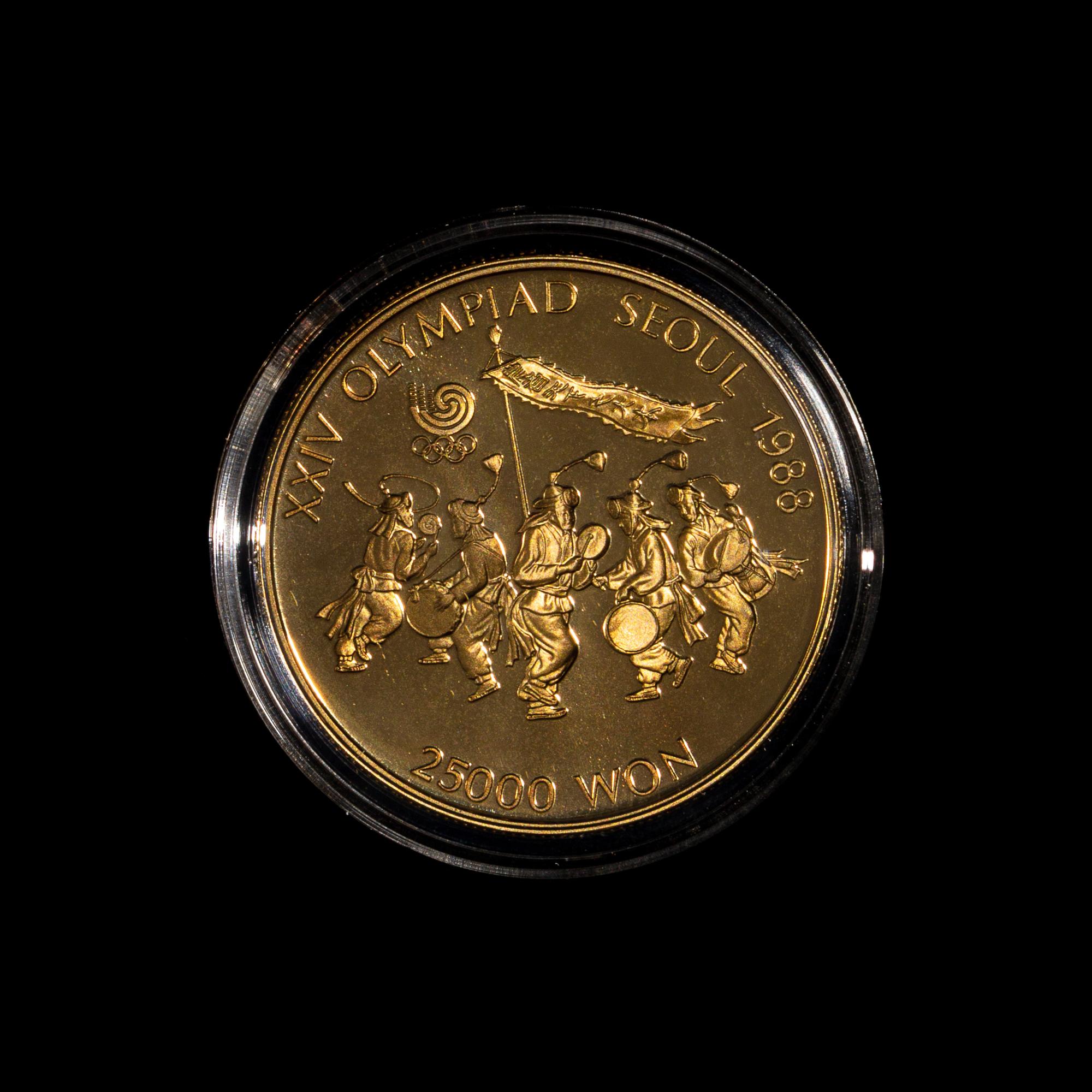 *A Republic of Korea 1986 Seoul Summer Olympiad 25,000 Won Proof