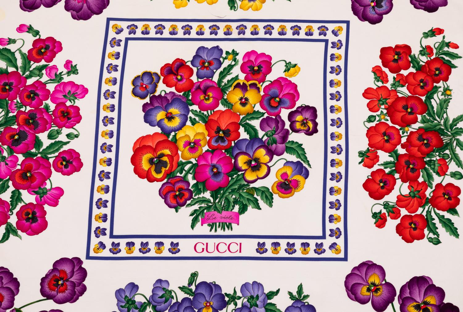 Gucci Silk Scarf, 1970-90s
