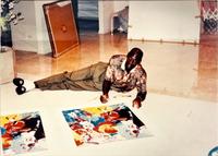 A Michael Jordan and LeRoy Neiman Signed Autograph 1991 Serigraph
