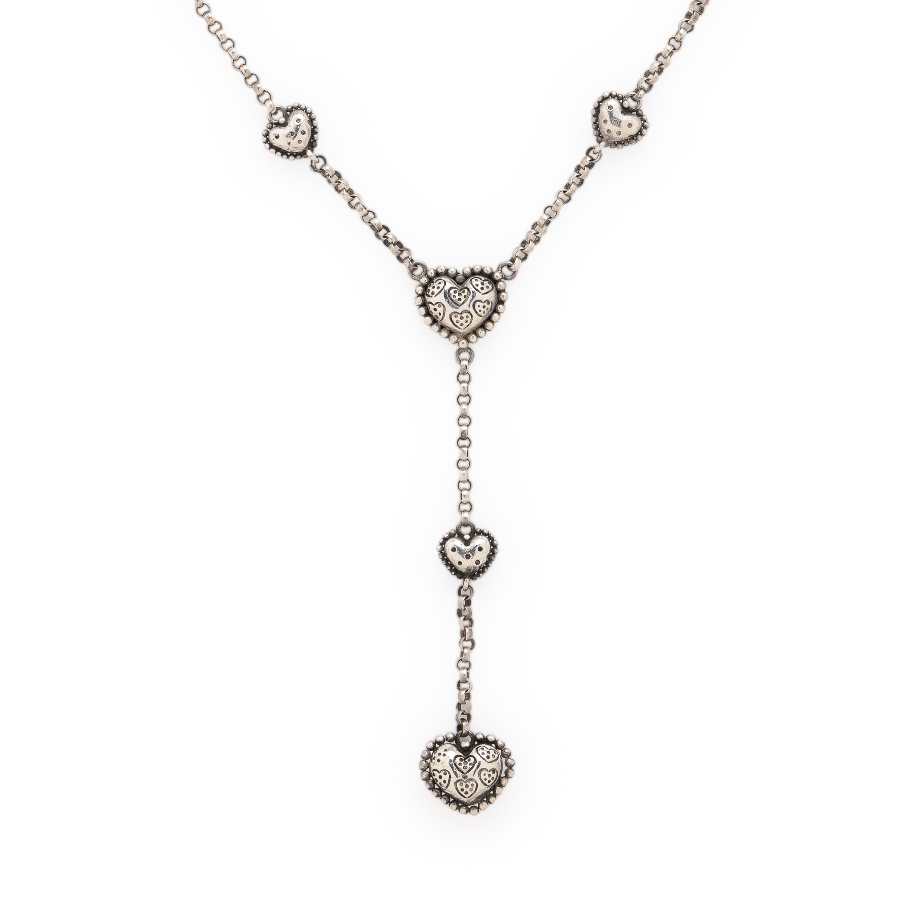 John Hardy, Sterling Silver Heart Necklace