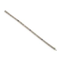 Multigem and White Gold Bracelet and Stick Pin