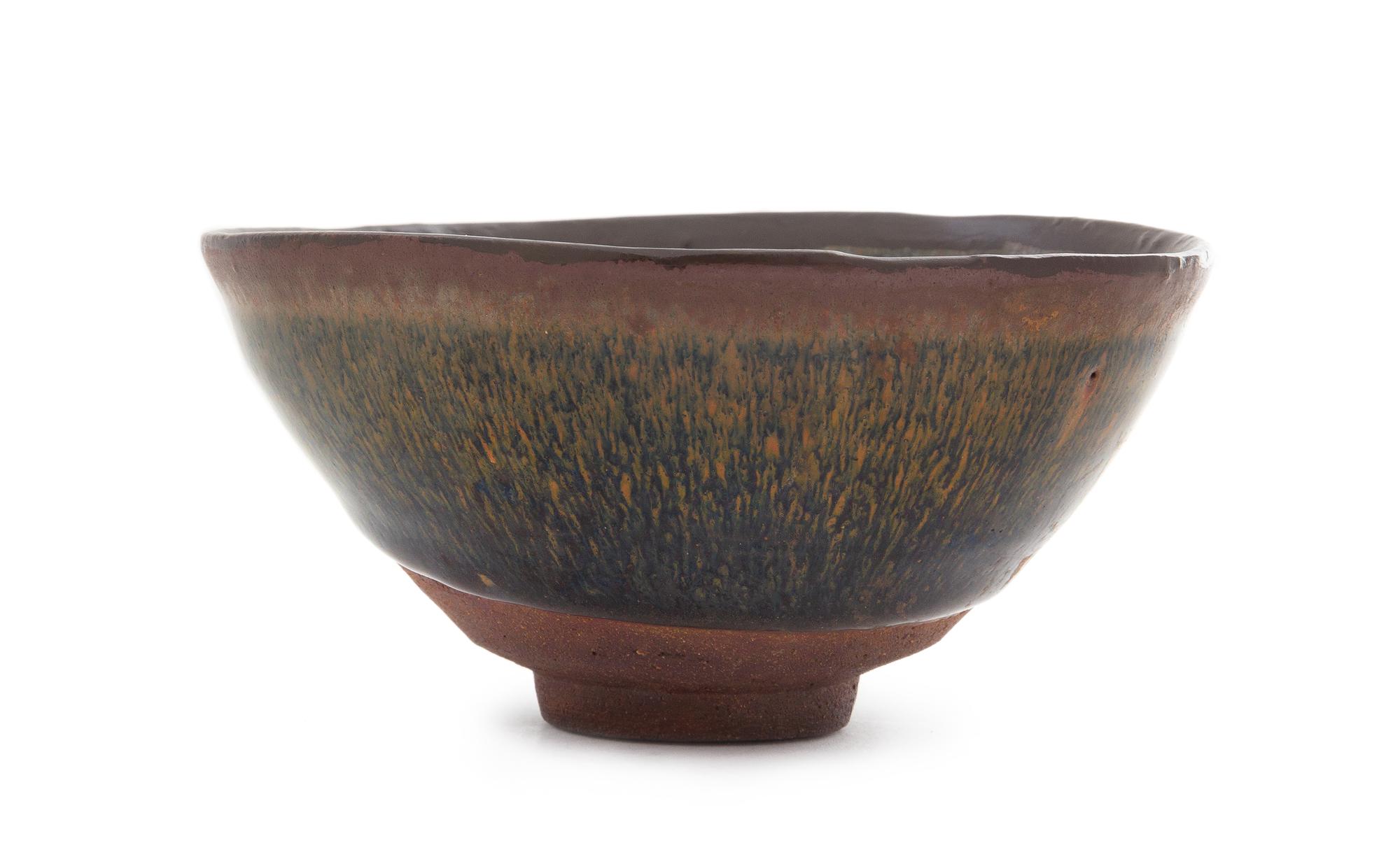 A Jianyao Hare's Fur Stoneware Tea Bowl Diameter 3 inches. — MING DYNASTY OR EARLIER