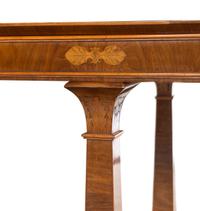A German Walnut and Marquetry Work Table
