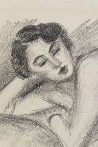 Danseuse au Divan pliee en deux (from Dix Danseuses )