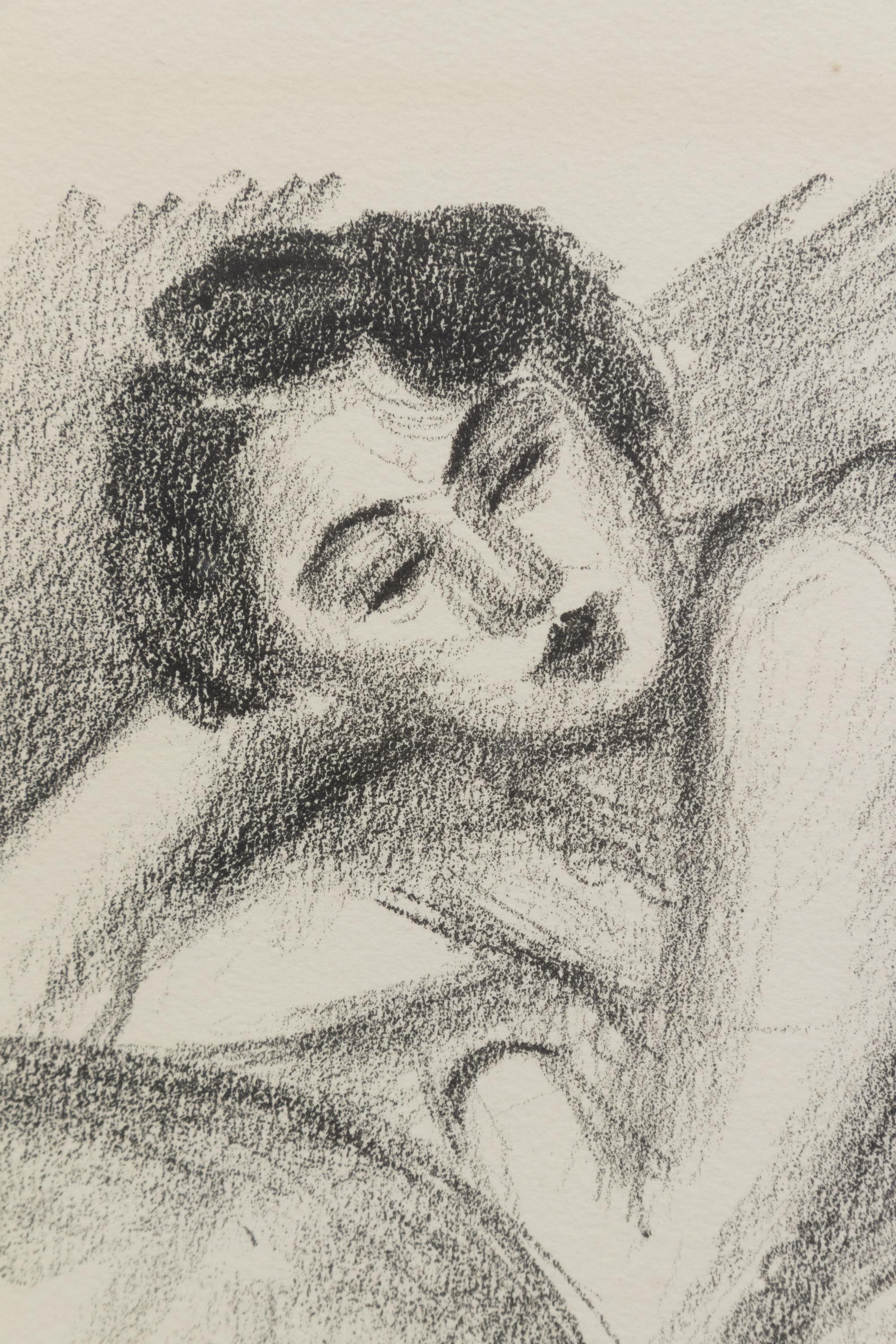 Danseuse au Divan pliee en deux (from Dix Danseuses )