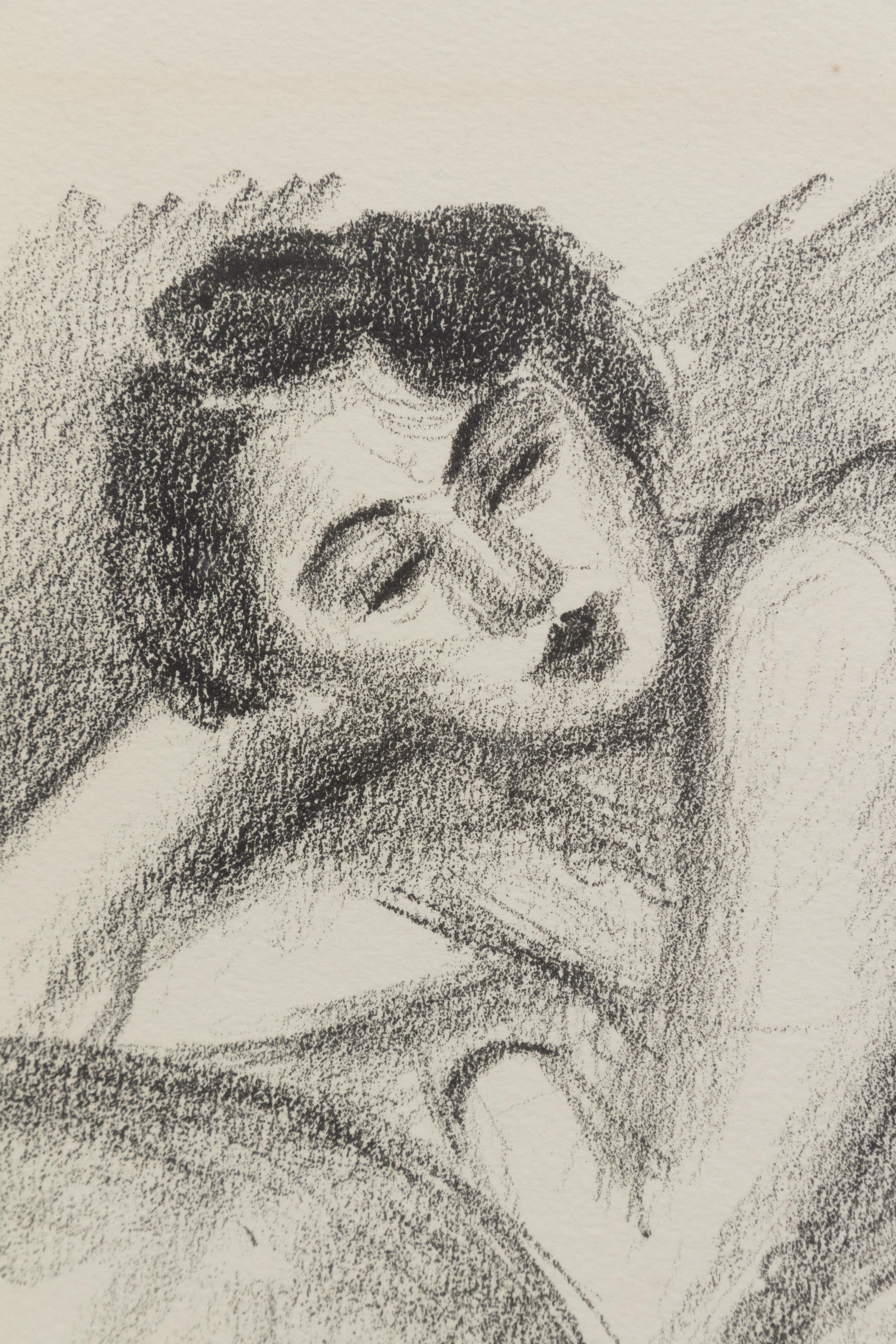 Danseuse au Divan pliee en deux (from Dix Danseuses )