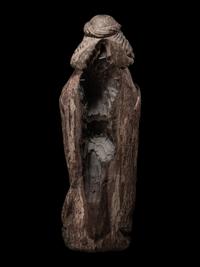 A Carved, Painted and Parcel Gilt Lindenwood Figure of a Tyrolean Knight