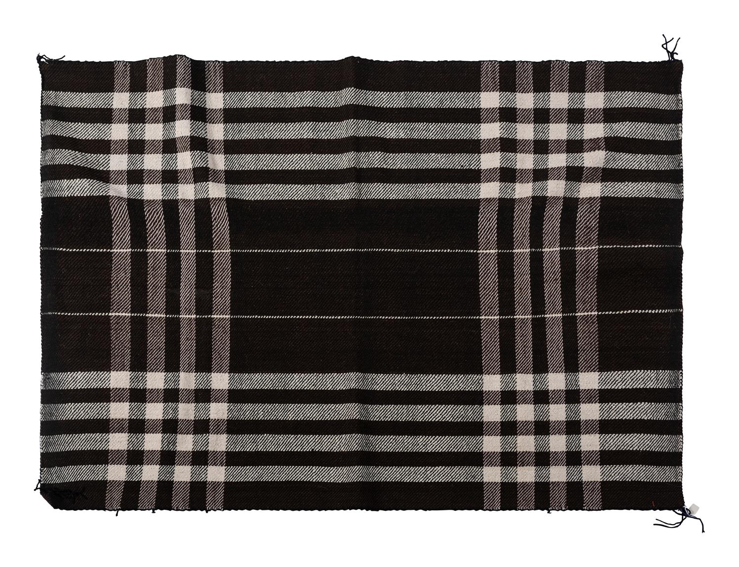 Diagonal Twill Plaid Blanket / Weaving
