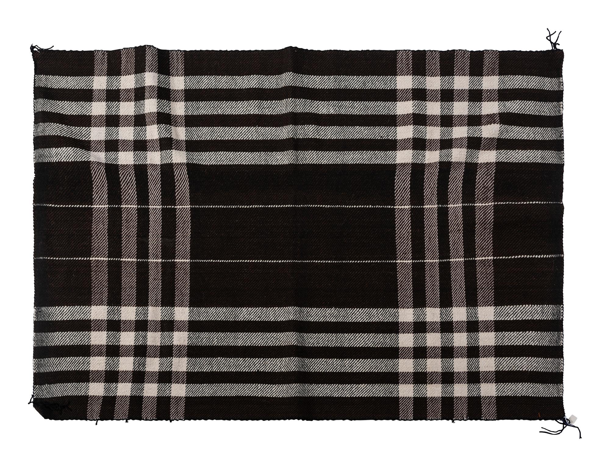 Diagonal Twill Plaid Blanket / Weaving