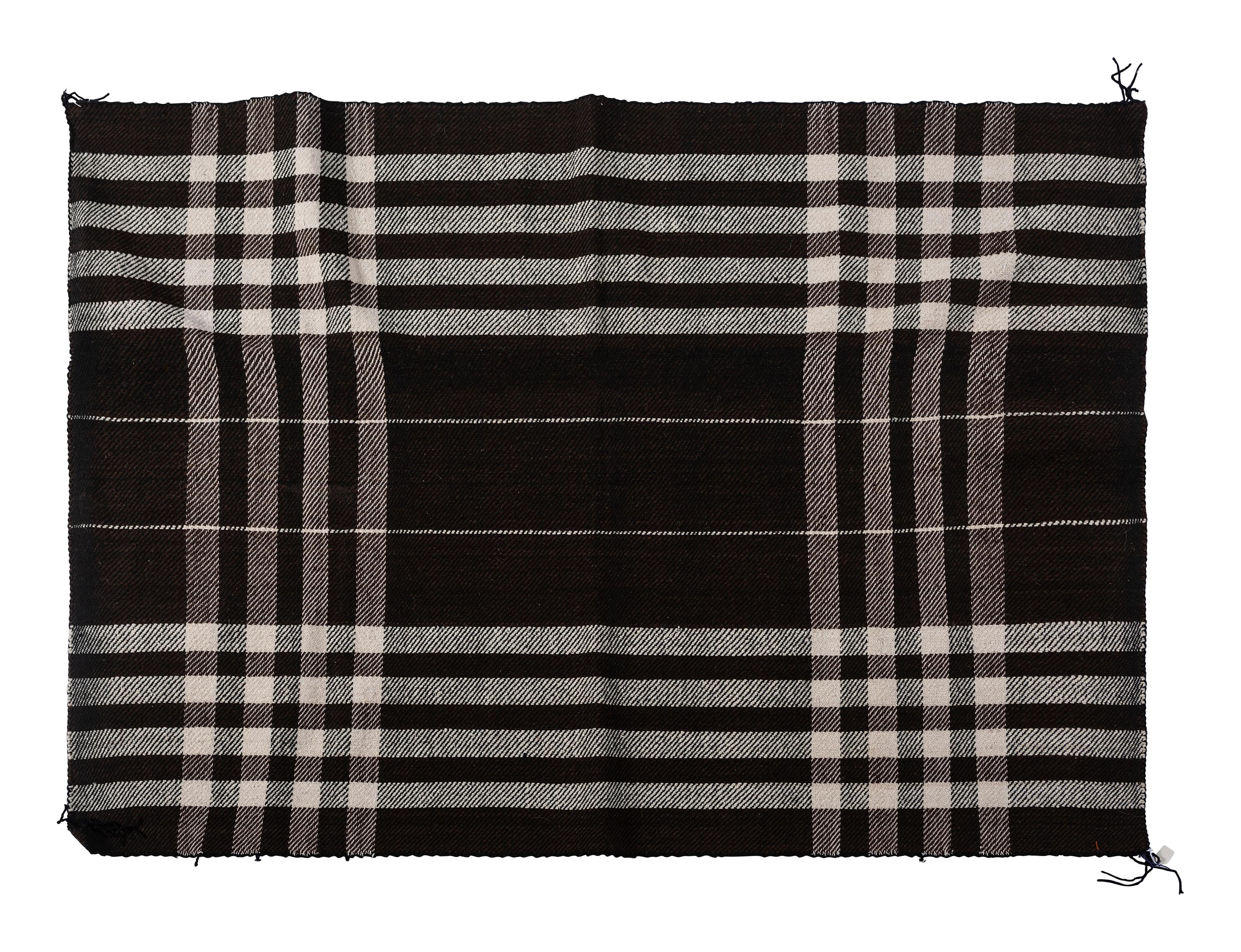Diagonal Twill Plaid Blanket / Weaving