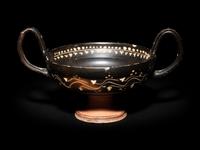 An Apulian Gnathian Ware Kantharos