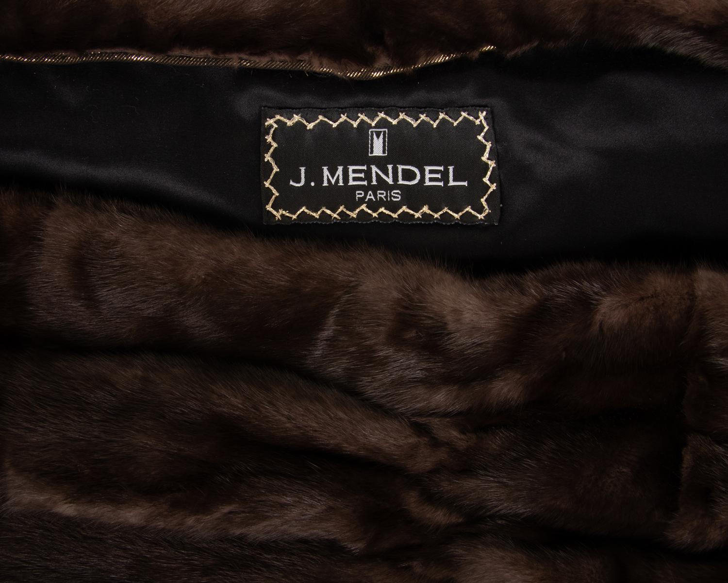 J. Mendel Mink Pull-Through Stole