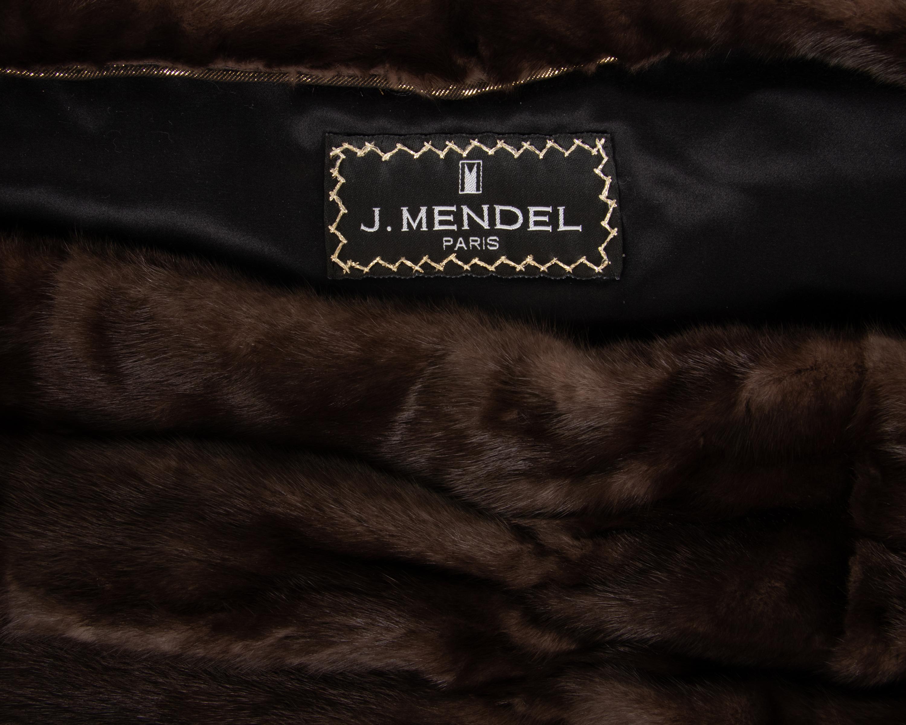 J. Mendel Mink Pull-Through Stole