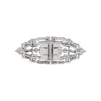 ART DECO, DIAMOND DOUBLE CLIP/BROOCH