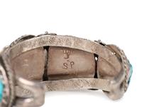 Navajo Silver and Turquoise Cuff Bracelets