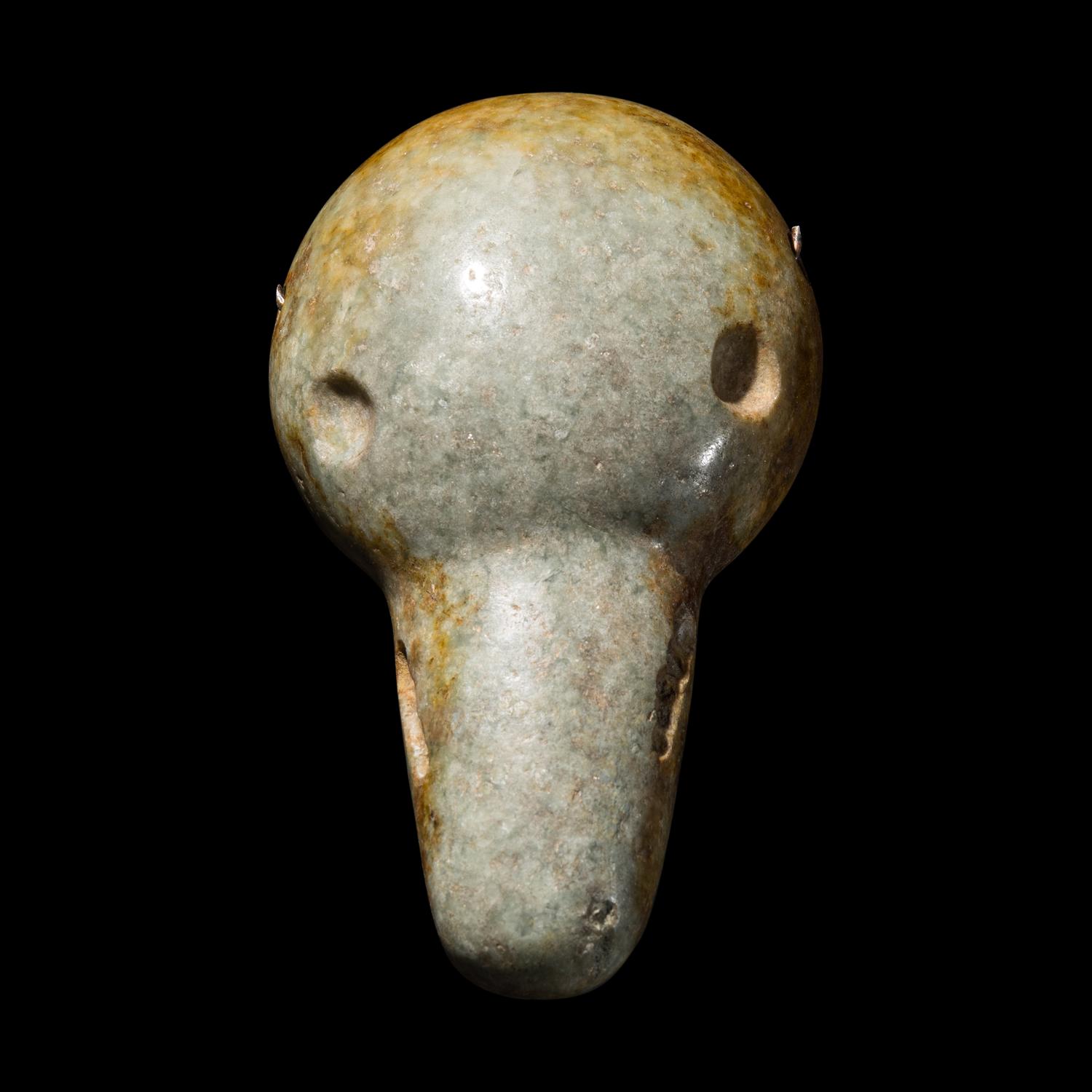 An Olmec Jade Pendant