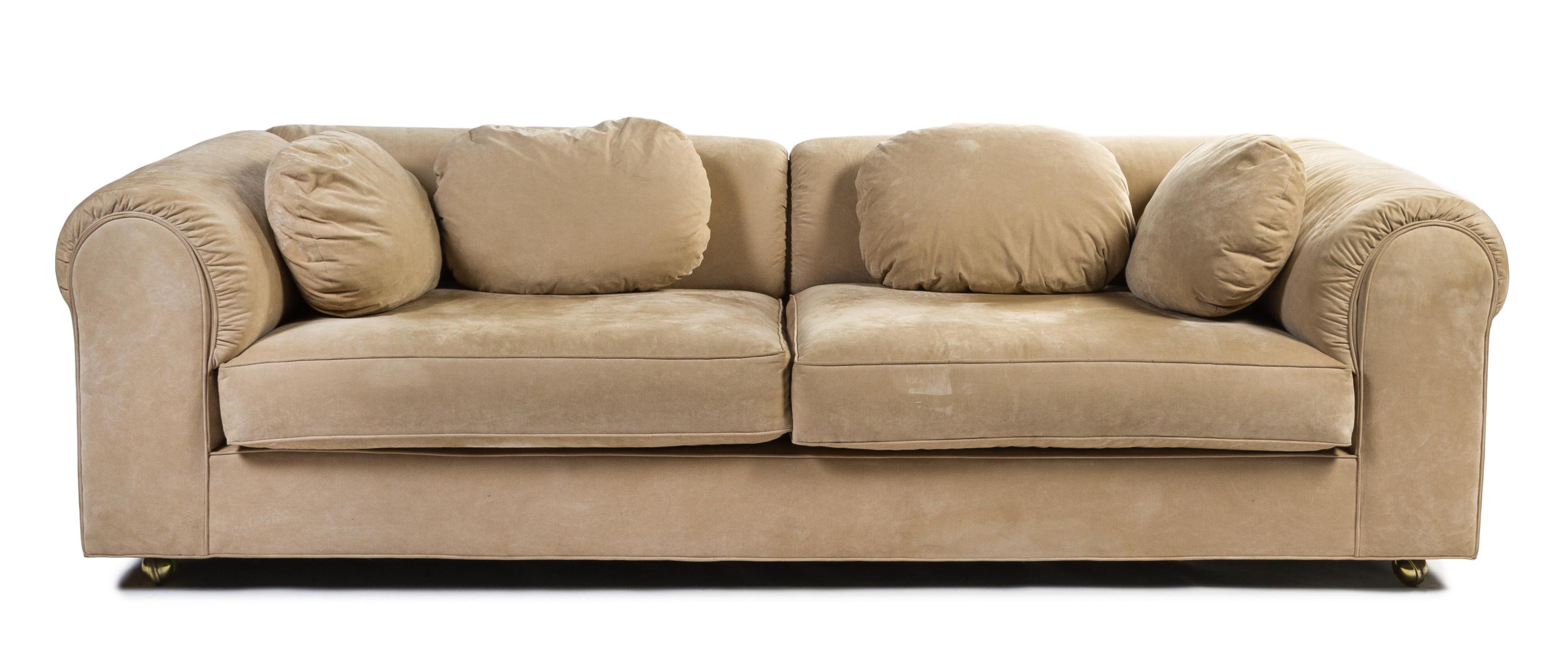 A Dunbar Upholstered Sofa Width 94 inches.