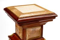 A Pair of Louis XVI Style Gilt Bronze Mounted Marble Pedestals