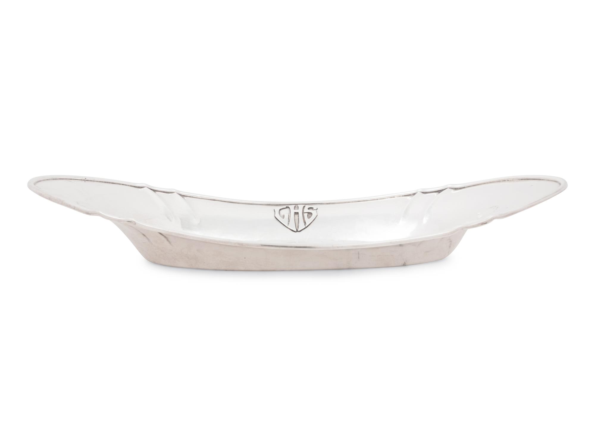 An American Silver Handwrought Dish