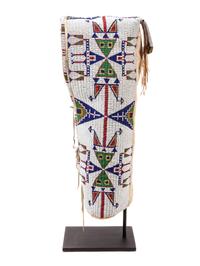 Sioux Beaded Hide Cradle