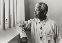 Jürgen Schadeberg (1931-2020) Nelson Mandela revisiting his cell on Robben Island, 1994
